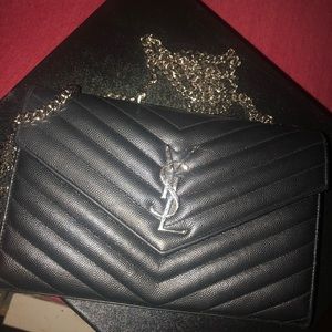 COPY - Authentic ysl wallet chain bag